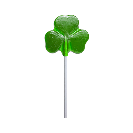 Lucky Shamrock Lollipops