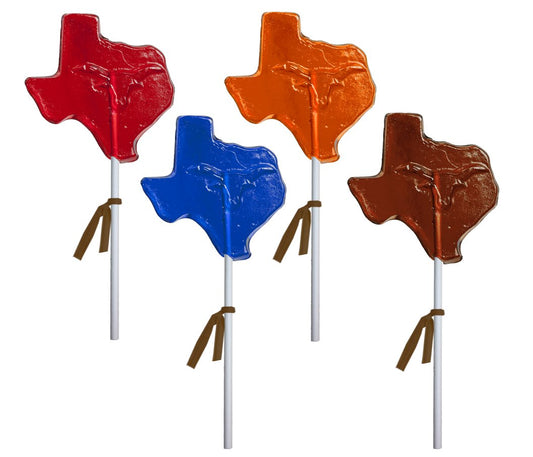Texas Longhorn Lollipops - Assorted