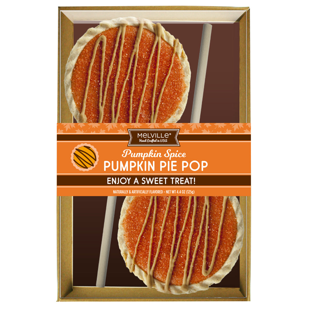 Salted Caramel Pumpkin Pie Pops