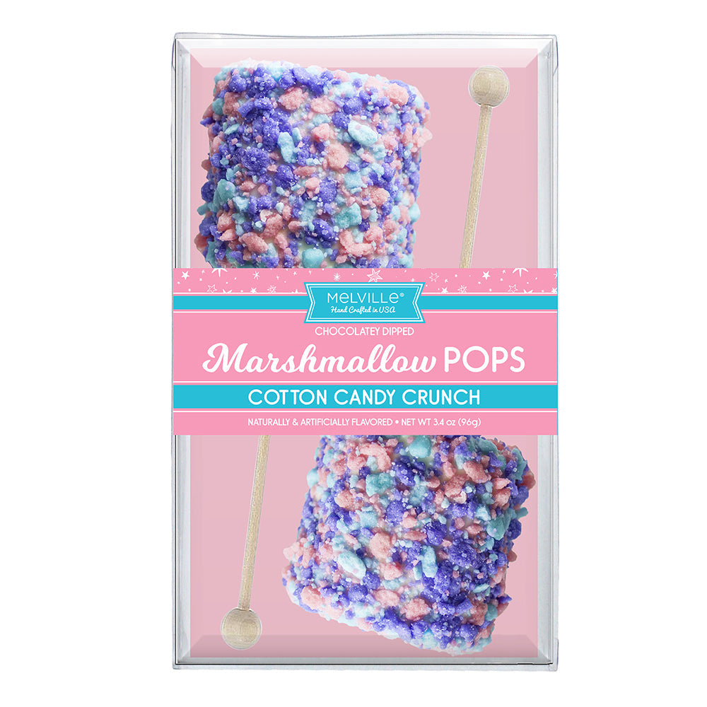 Giant Marshmallow Pops - Cotton Candy