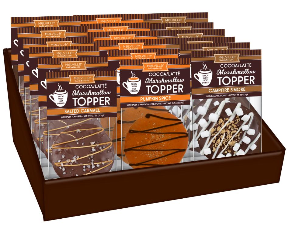 Fall Chocolatey-Dipped Marshmallow Toppers - Assorted