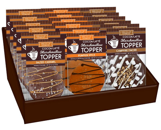 Fall Chocolatey-Dipped Marshmallow Toppers - Assorted