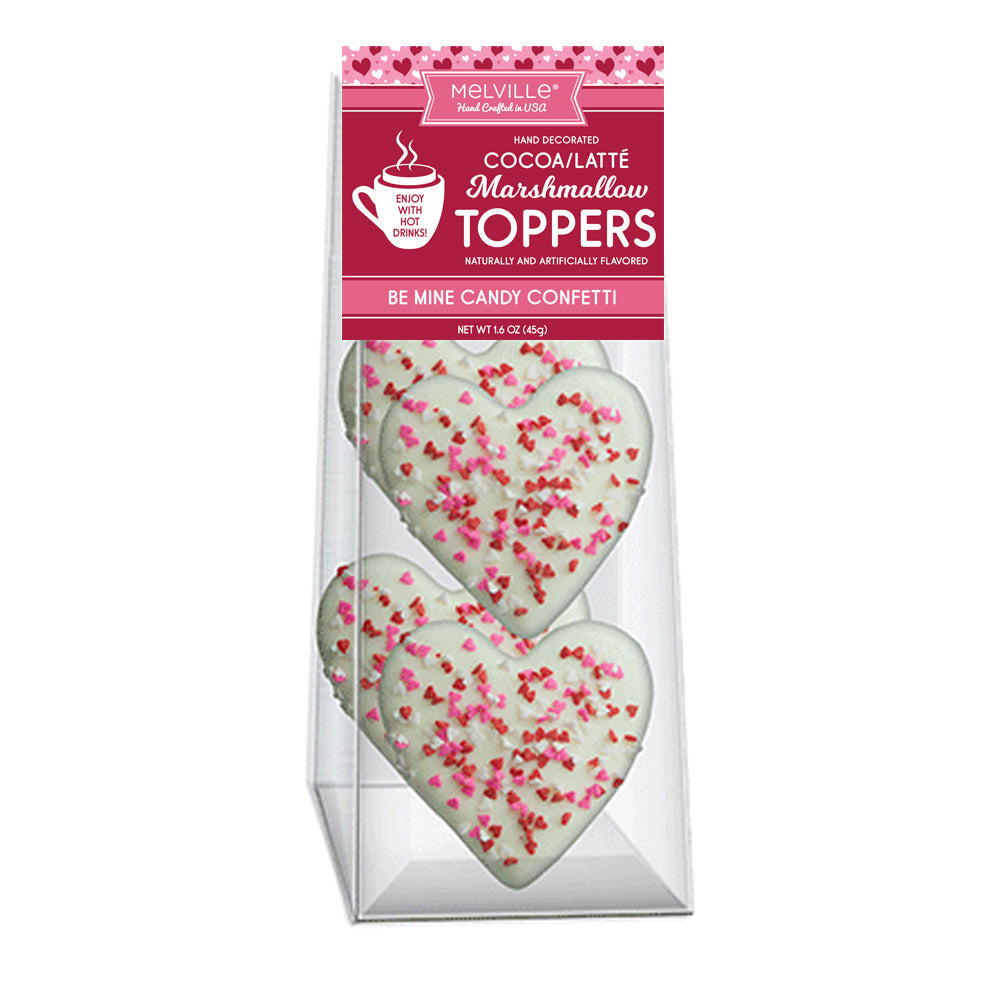 Confetti Heart Marshmallow Toppers
