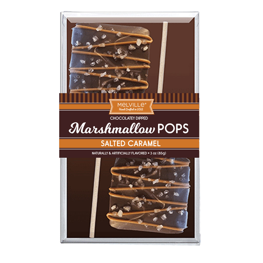 Giant Marshmallow Pops - Caramel Sea Salt