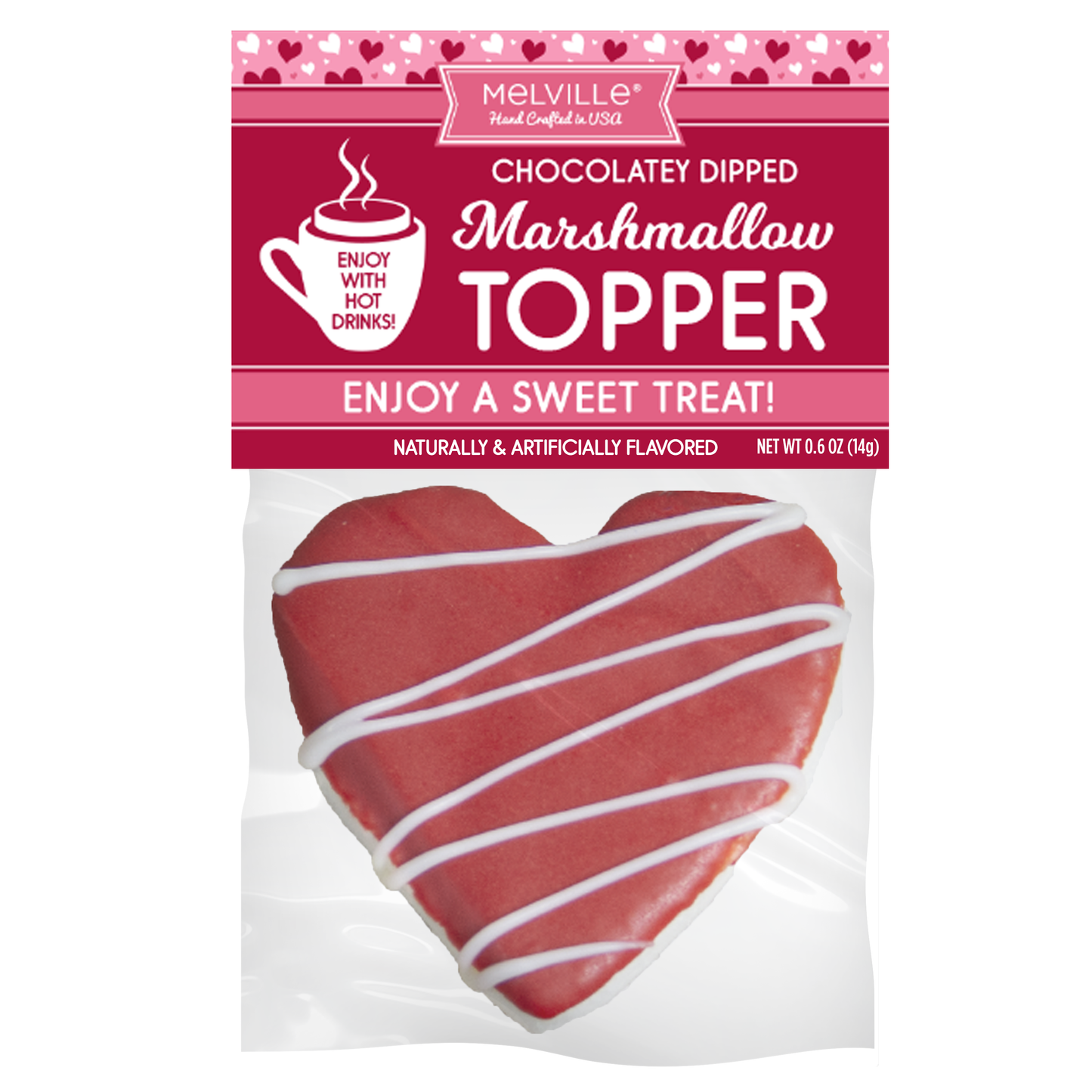 Chocolatey Heart Marshmallow Toppers