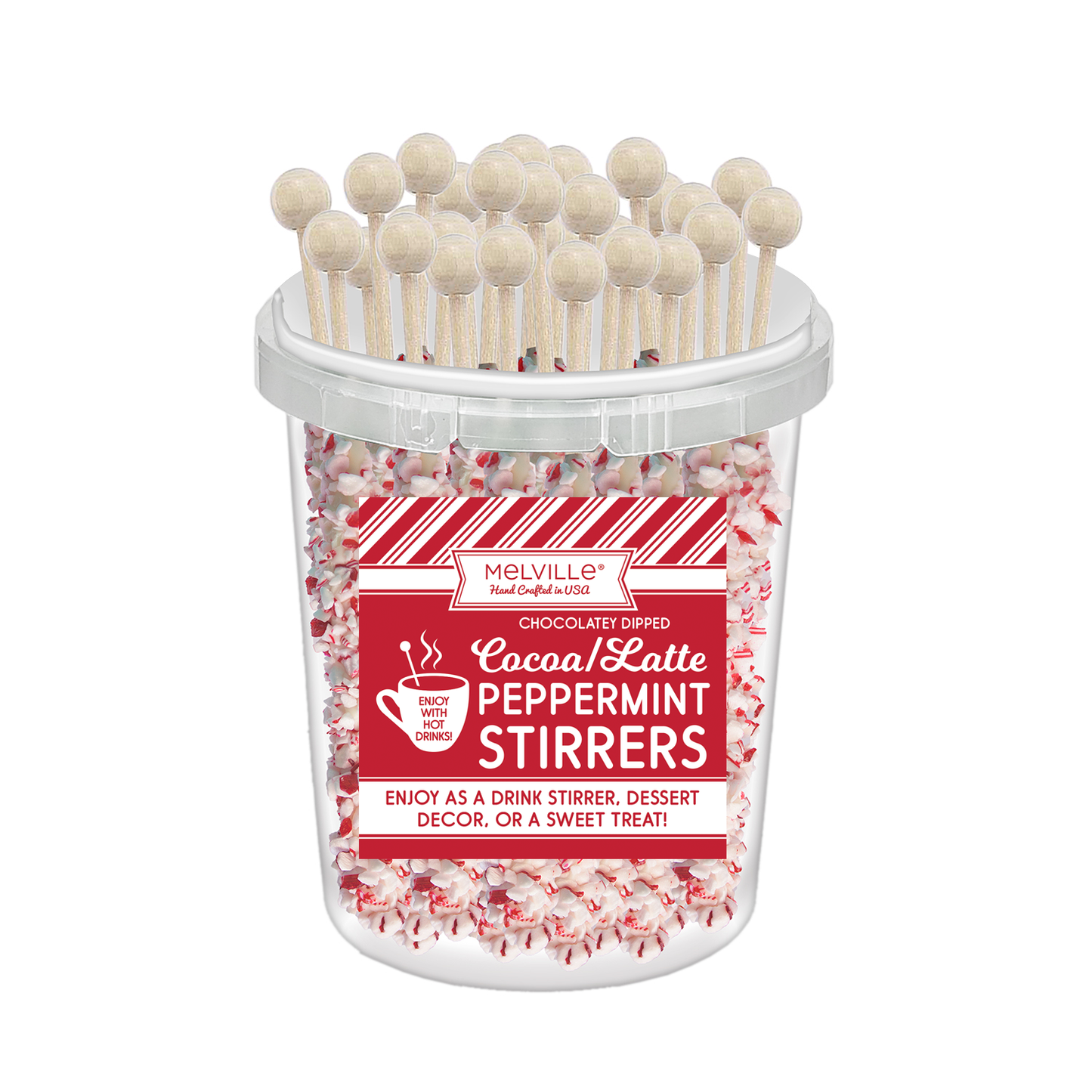 Peppermint Stirrers - White Chocolatey