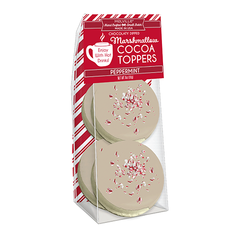 White Chocolatey Peppermint Marshmallow Toppers