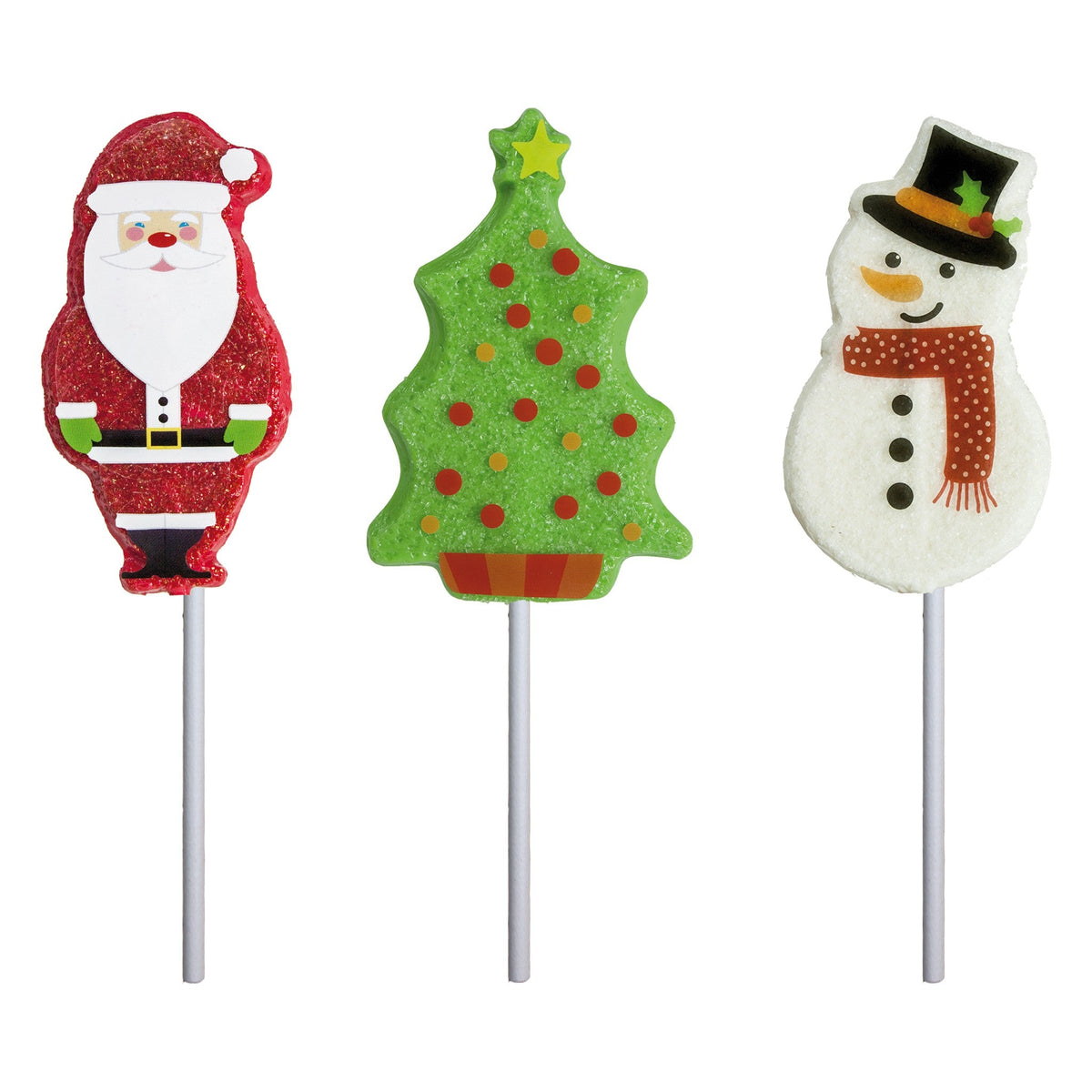 Sweet Holiday Lollipops - Assorted - Bulk
