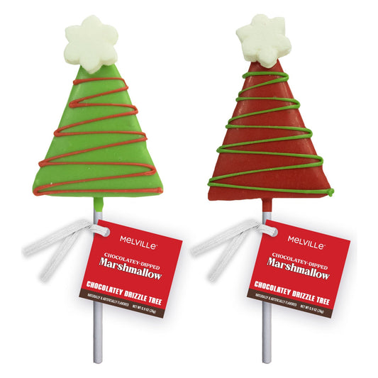 Triangle Tree Marshmallow Pops - Assorted - Bulk