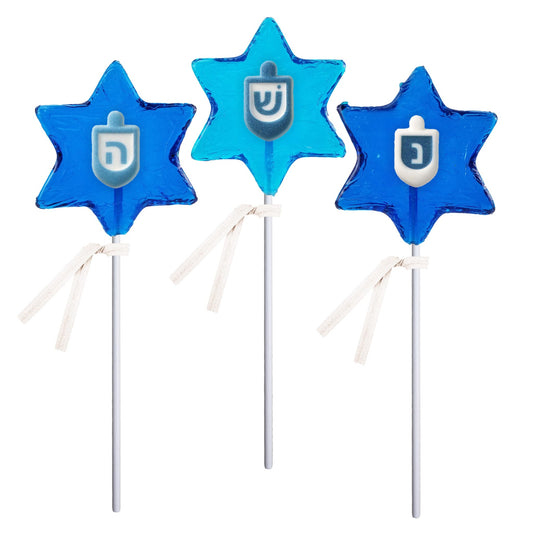 Hanukkah Lollipops - Star of David - Bulk
