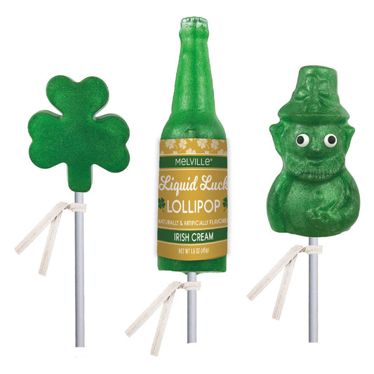 St. Patrick's Day Lollipops - Assorted - Bulk