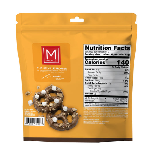 S'mores Mini Pretzels - Back Panel