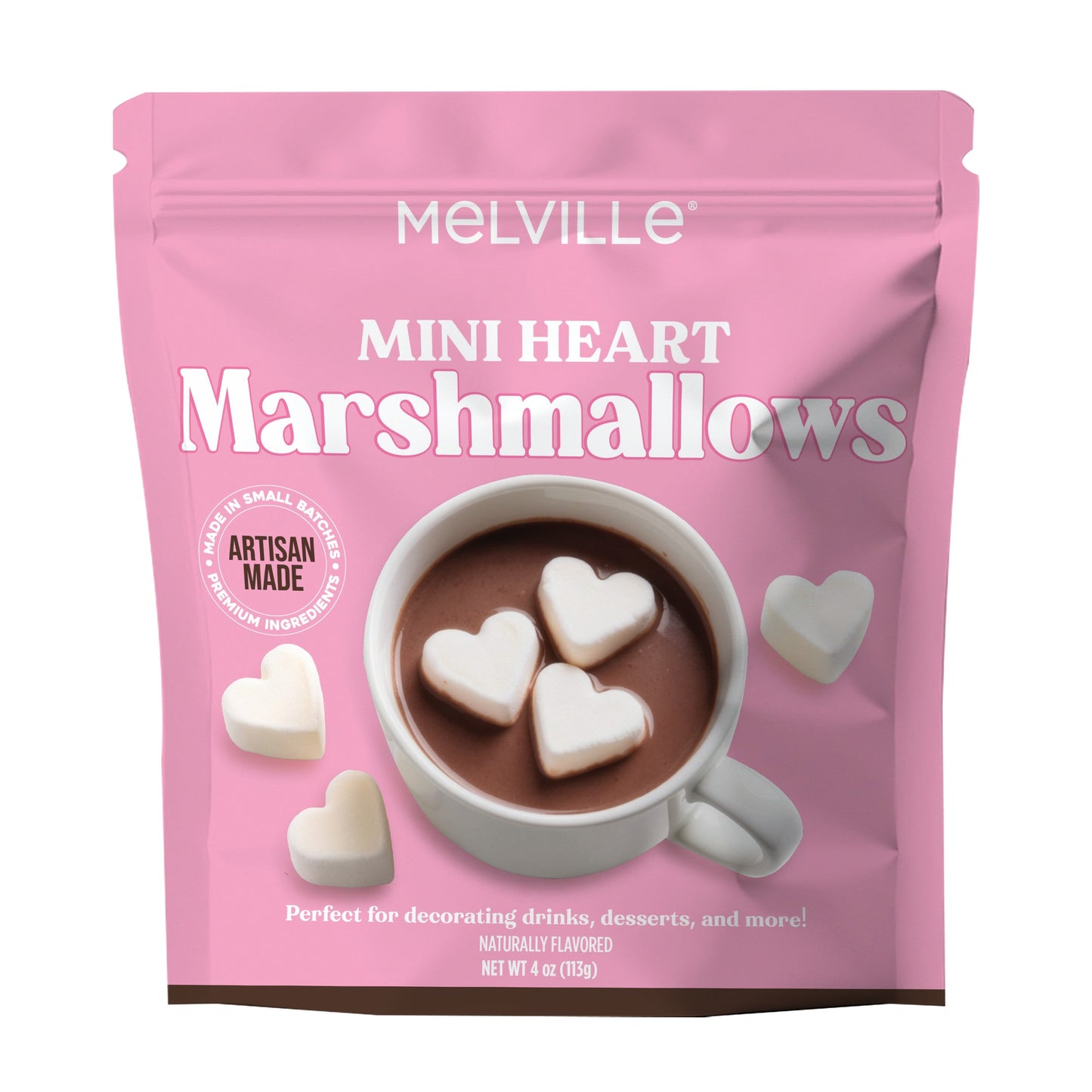 Mini Heart Marshmallows
