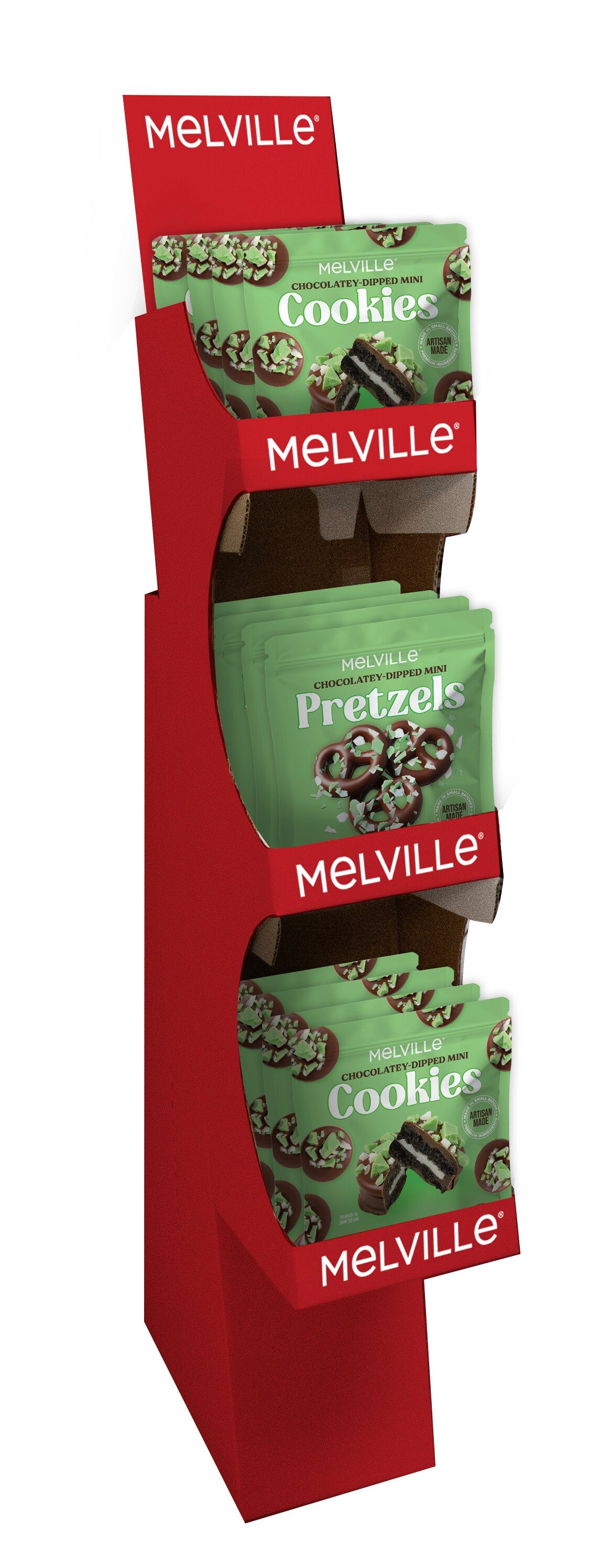 Pistachio 3 Shelf Shipper