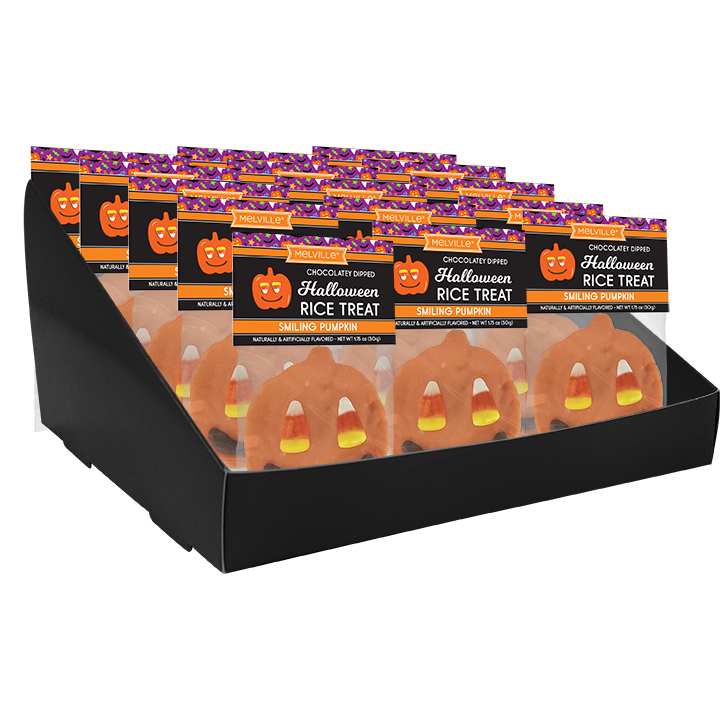 Candy Corn Smiles Pumpkin Rice Treats