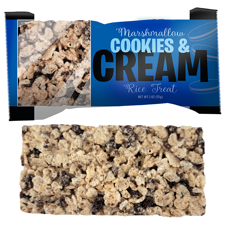 Indulgent Marshmallow Rice Treats - Cookies & Cream