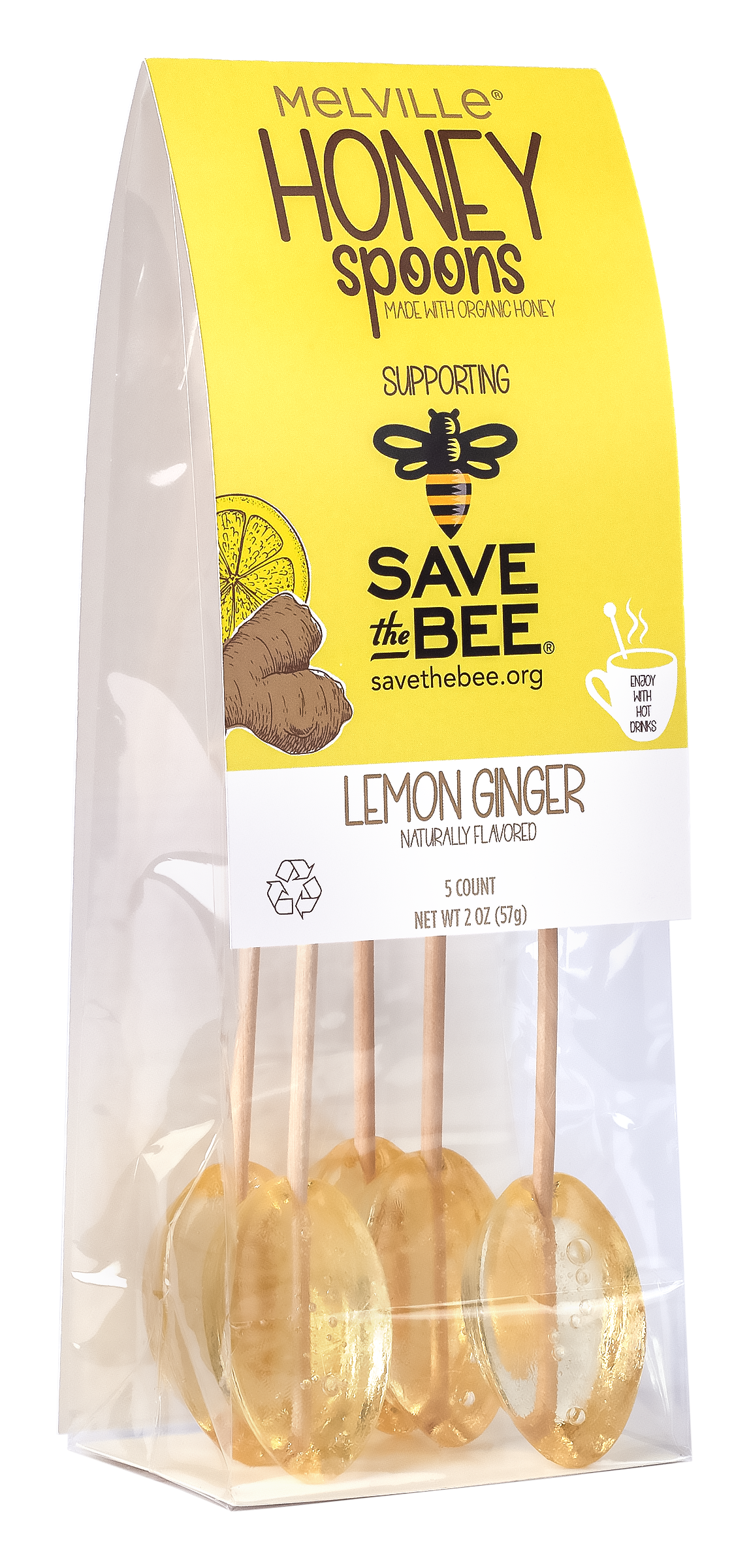 "Save The Bee" Honey Spoons