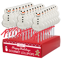 Snowman Lollipops