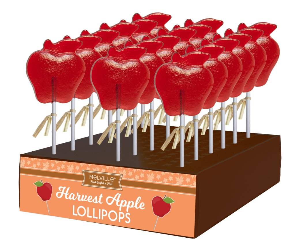 Red Apple Lollipops