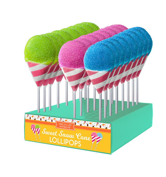 Snow Cone Lollipops - Assorted