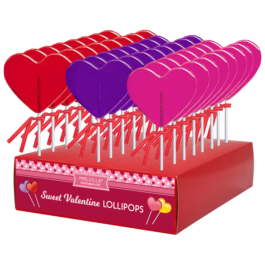Classic Heart Lollipops - Assorted
