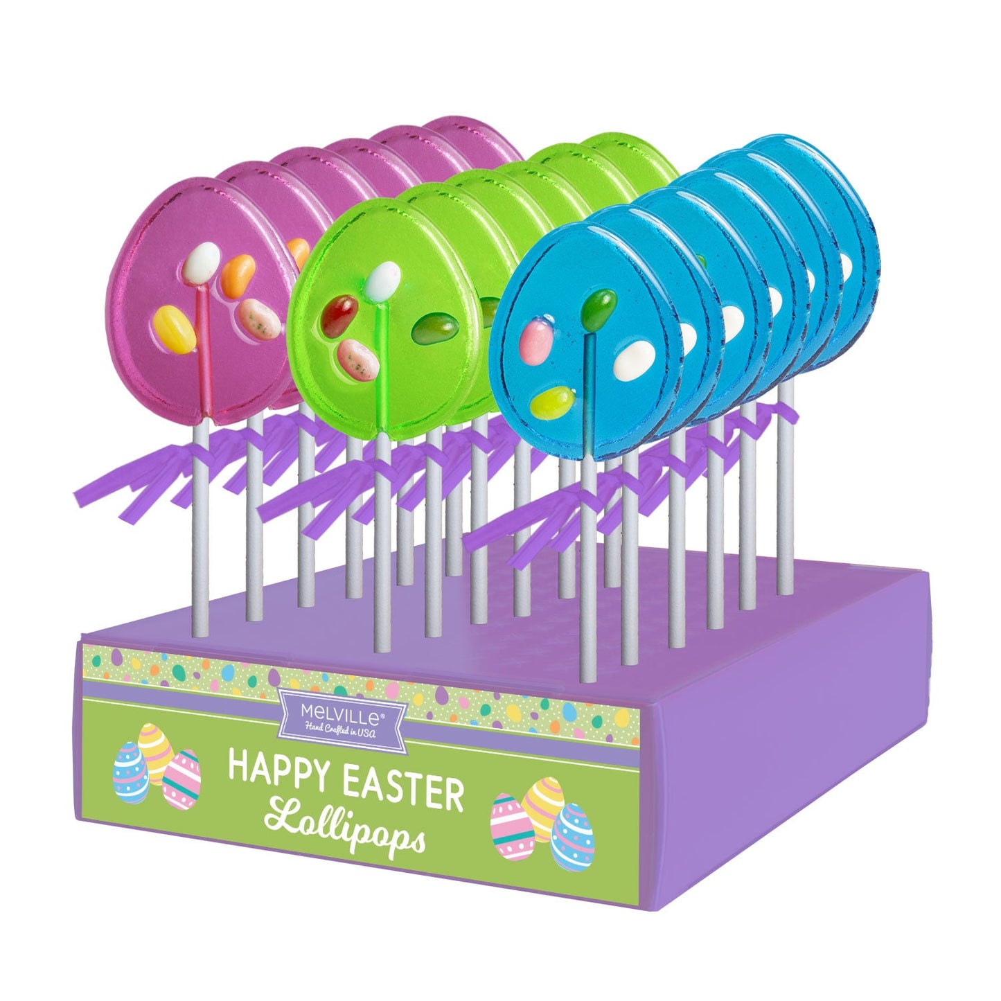 Jellybean Egg Lollipops - Assorted
