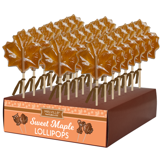 Maple leaf lollipop