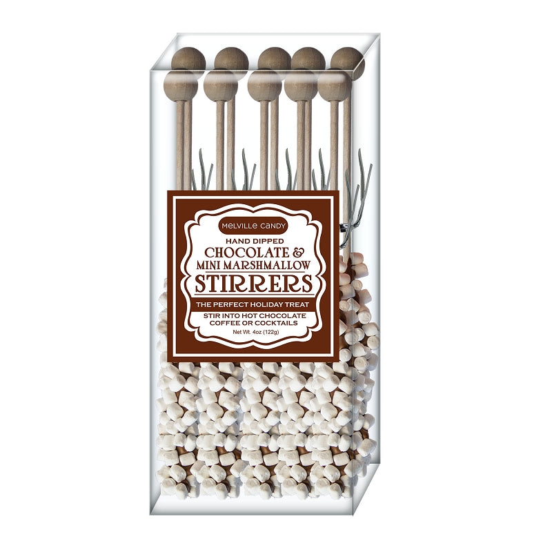 Mini Marshmallow Milk Chocolatey Dipped Stirrers