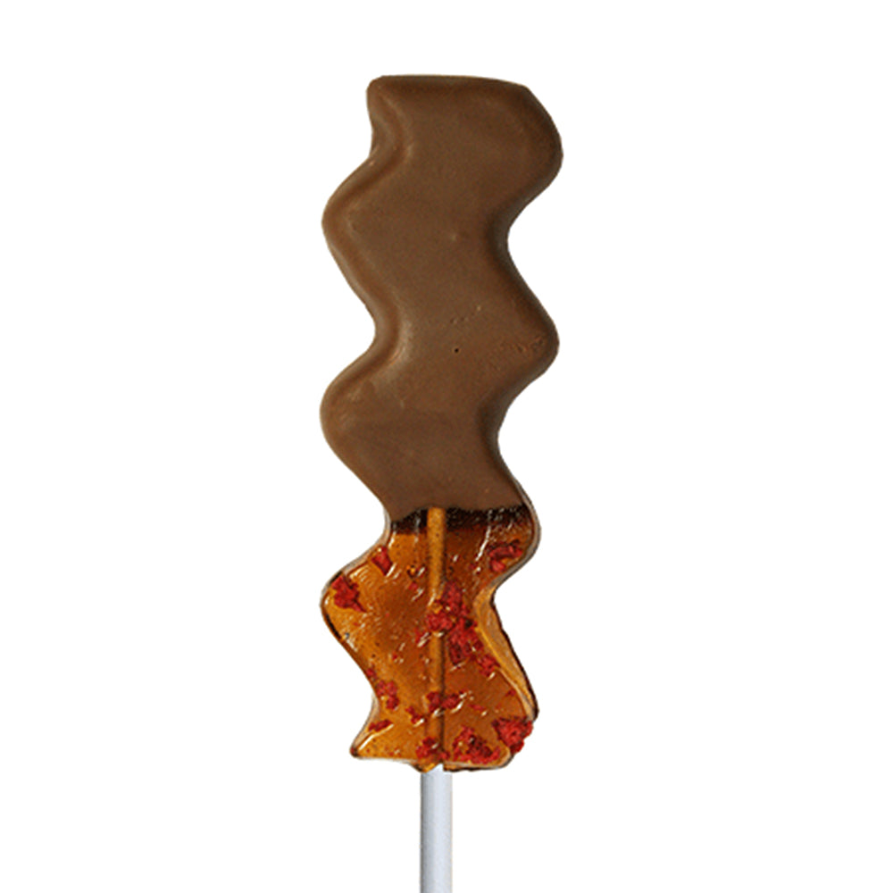 Chocolatey-Dipped Maple Bacon Lollipops
