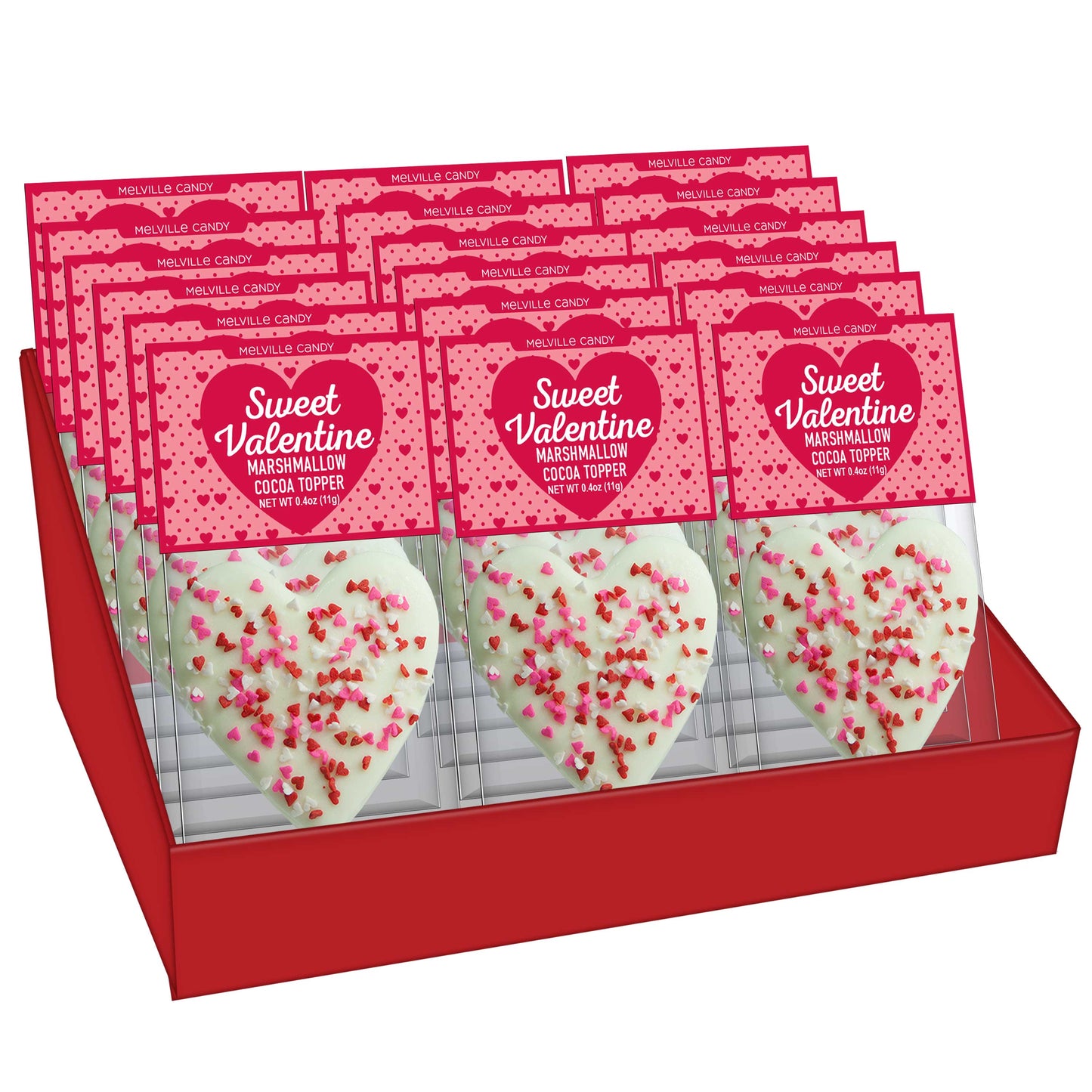 Confetti Heart Marshmallow Toppers