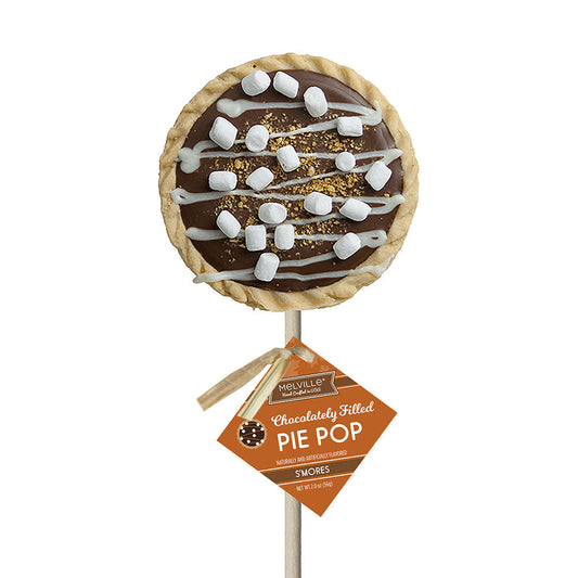 S'more Milk Chocolatey Fudge Pie Pops
