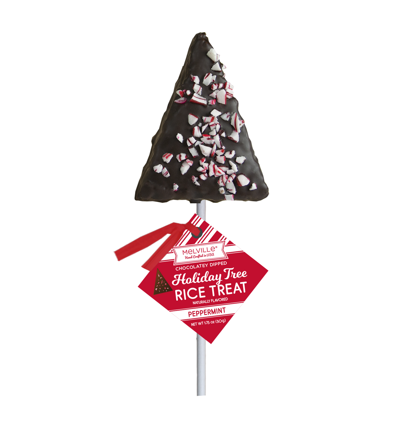 Peppermint Cereal Treat Trees - White & Dark Chocolatey Coated