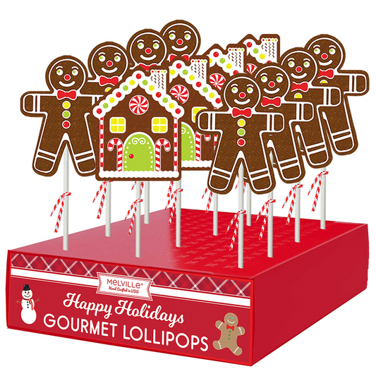 Gingerbread Boy & House Lollipops