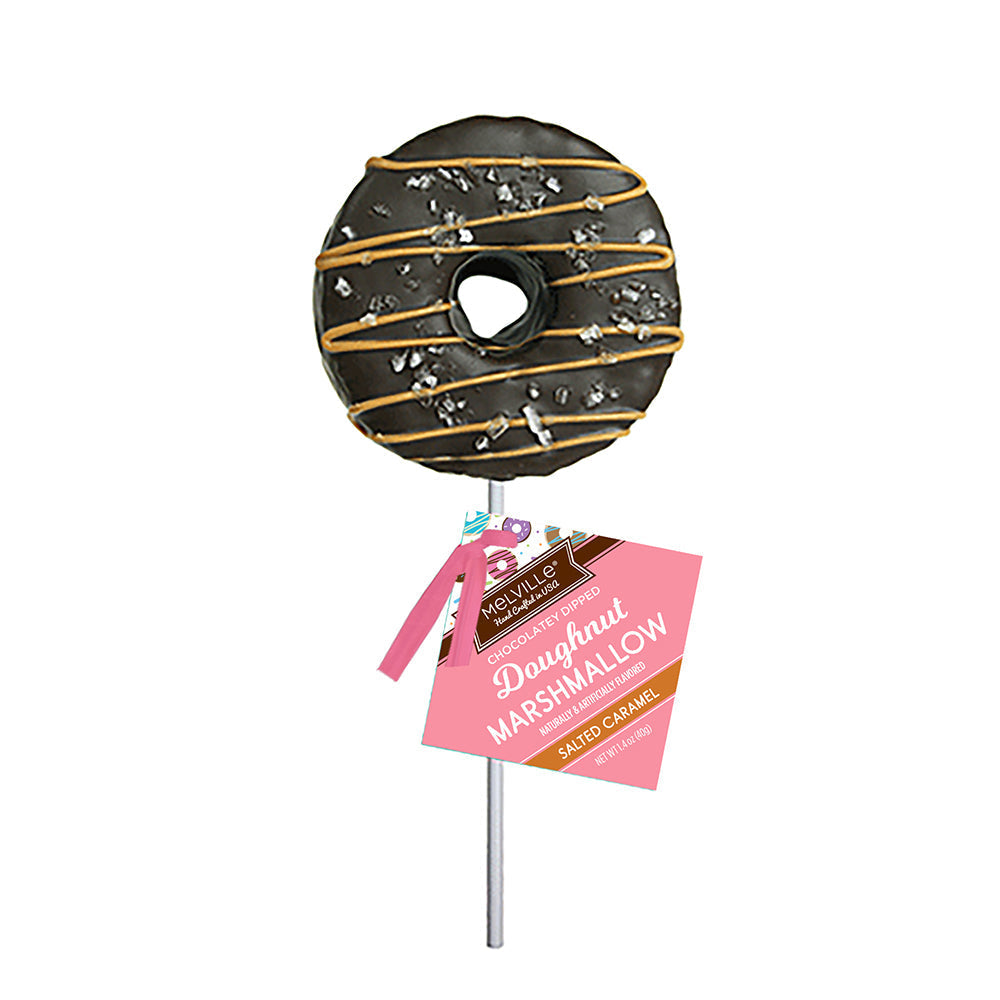 Salted Caramel Doughnut Marshmallow Pops