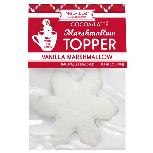 Snowflake Marshmallow Toppers - Plain