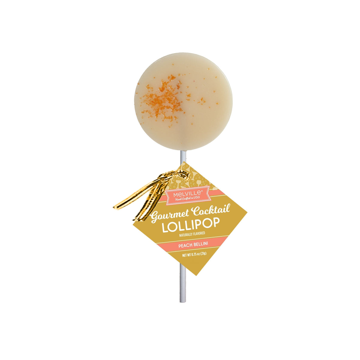 Gourmet Cocktail Lollipops - Peach Bellini