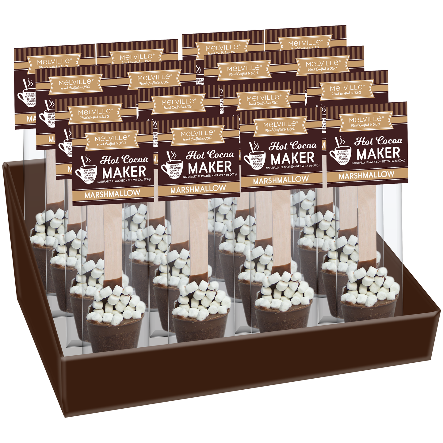Mini Marshmallow Hot Cocoa Maker Spoons