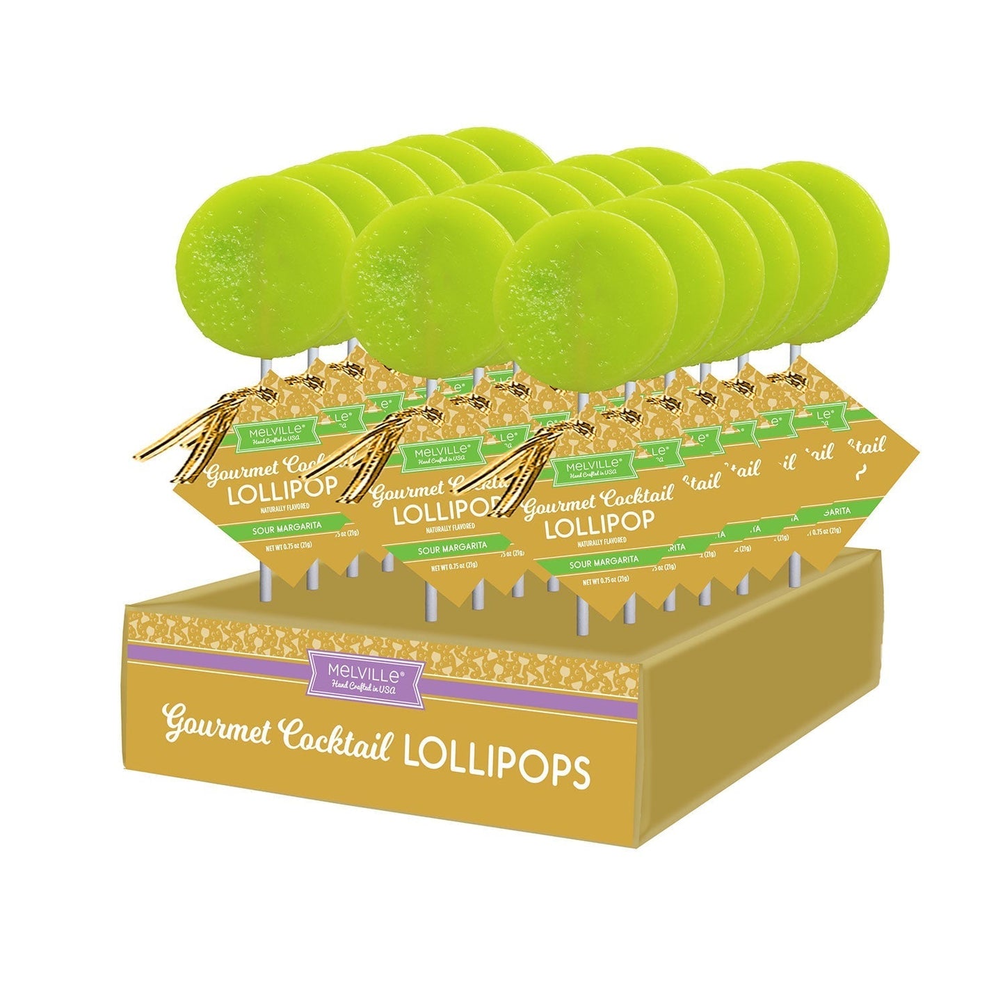 Gourmet Cocktail Lollipops - Sour Margarita