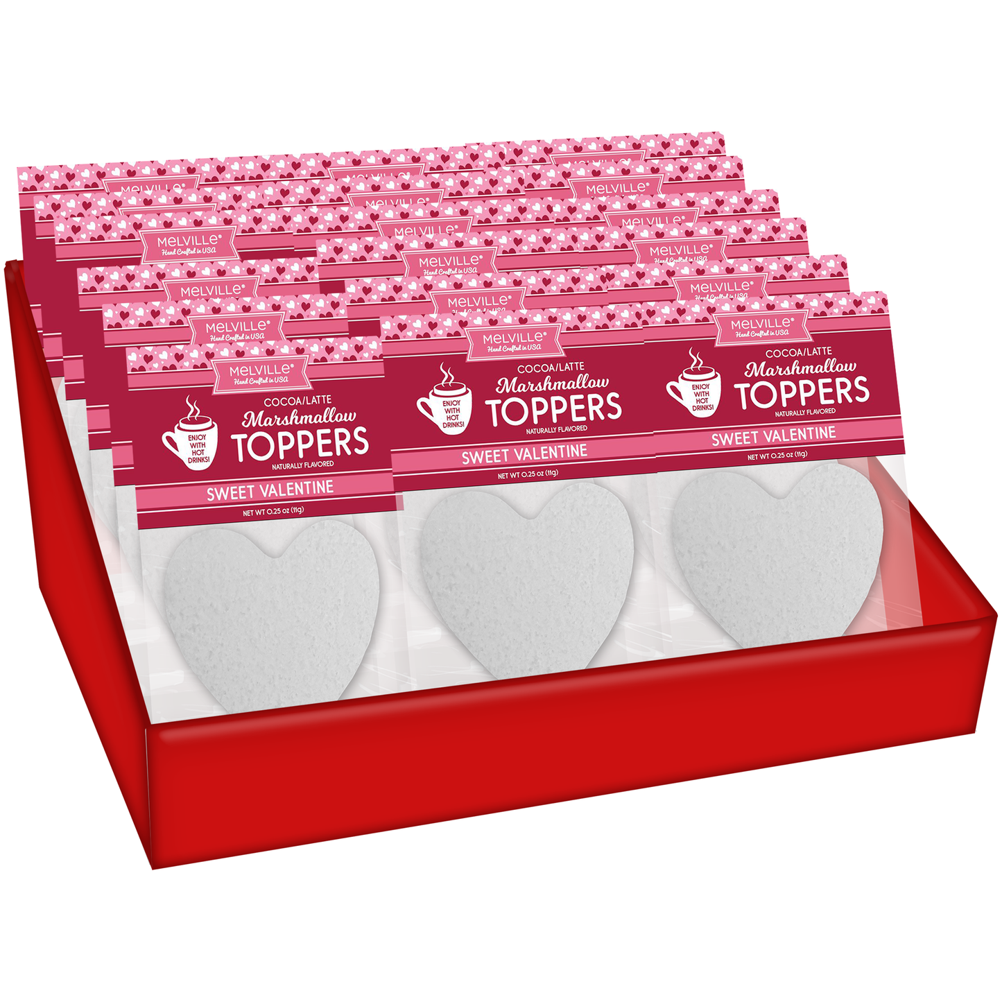 Heart Marshmallow Toppers
