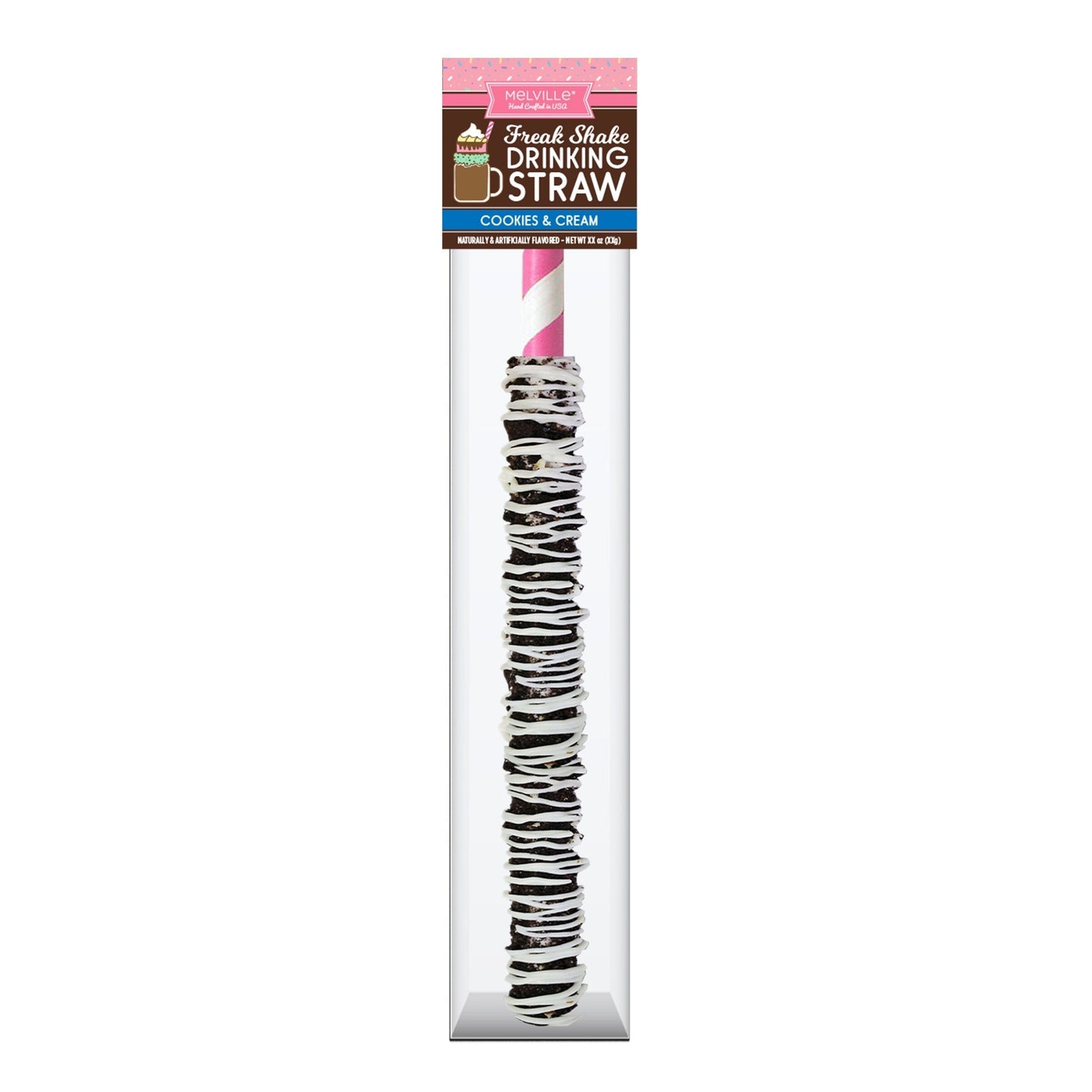 Freak Shake Candy-Coated Drinking Straws