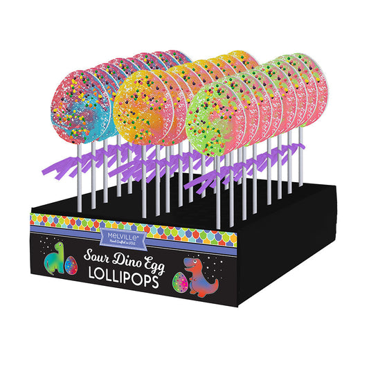 Sour Swirl Egg Lollipops