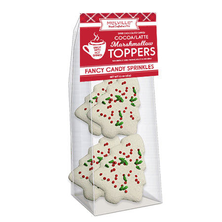 Holiday Confetti Tree Marshmallow Toppers - 4ct Gusset Bag