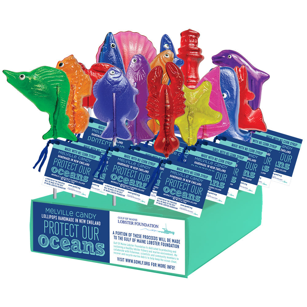 "Gulf of Maine Lobster Foundation" Assorted Seacoast Lollipops