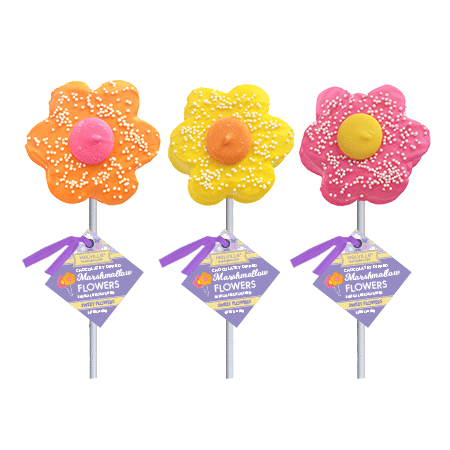 Flower Marshmallow Pops - Assorted