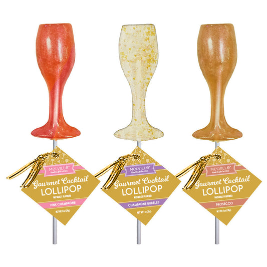 Champagne Flute Lollipops - Assorted