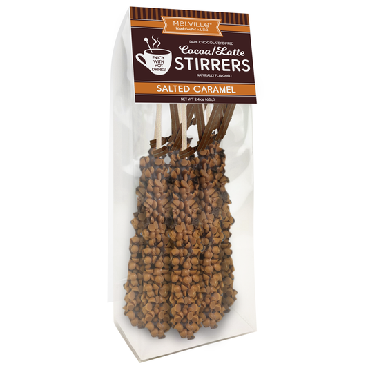 Salted Caramel Dark Chocolatey Stirrers