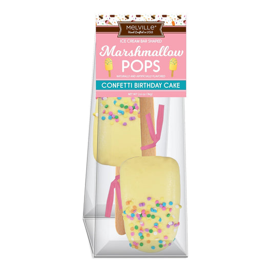 Birthday Cake Marshmallow Pops