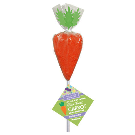 Carrot Rice Treat Pops