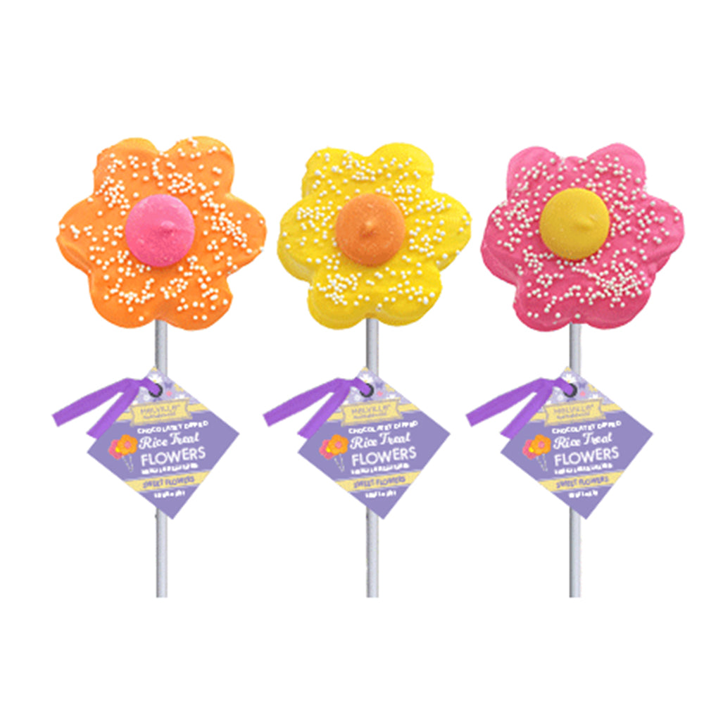 Flower Rice Treat Pops - Assorted 2