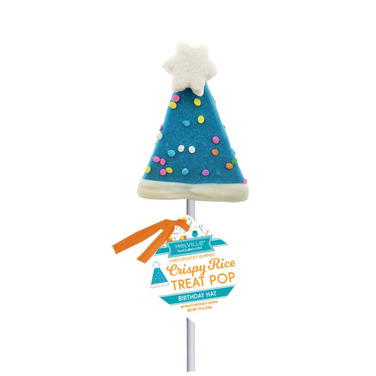 Birthday Hat Rice Treat Pops